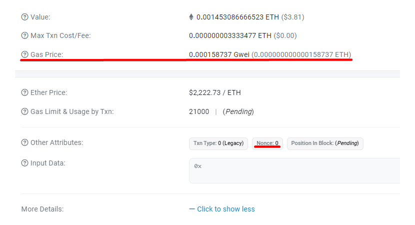 My eth transaction is stuck pending